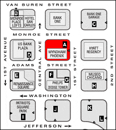 Parking Near Hotel, Map