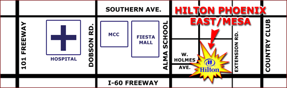 Map to Hotel